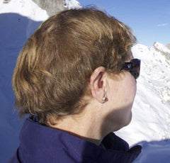 Wind blocking ski sunglasses